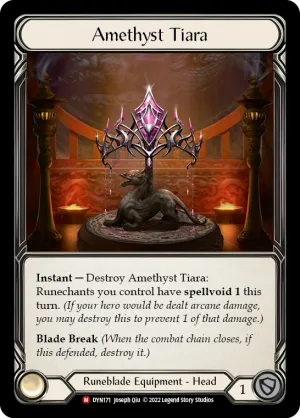 Amethyst Tiara [DYN171] (Dynasty)  Rainbow Foil
