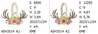 Antler Atelier Monogram Letter A