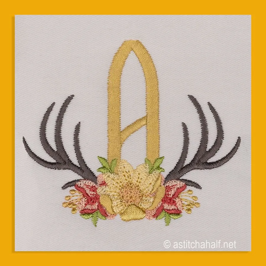 Antler Atelier Monogram Letter A