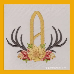 Antler Atelier Monogram Letter A