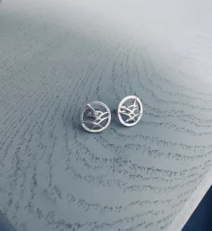 Arctic Tern Stud Earrings
