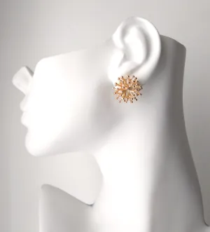 Branch Coral Brass Studs Only
