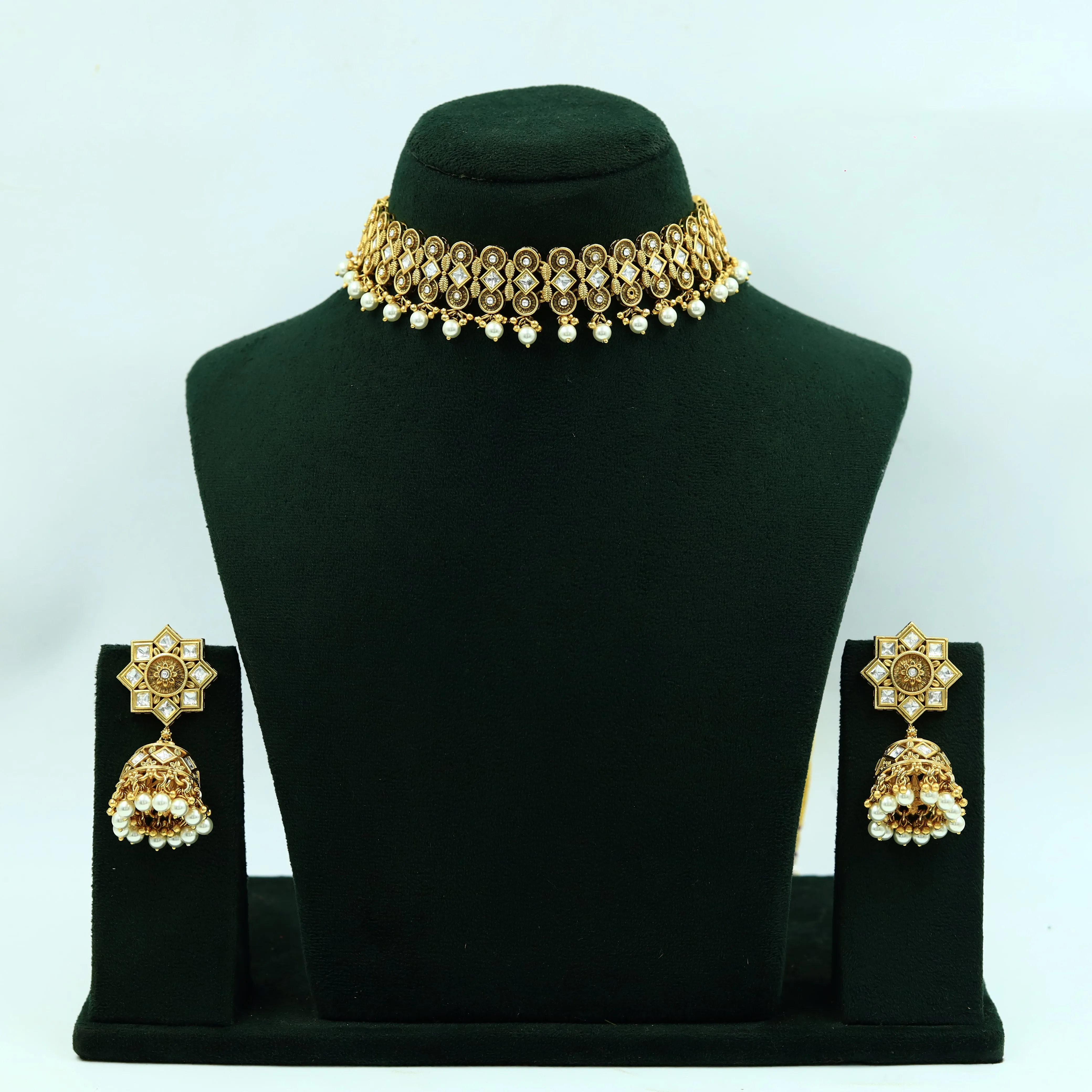 Choker Antique Necklace Set 6430-28
