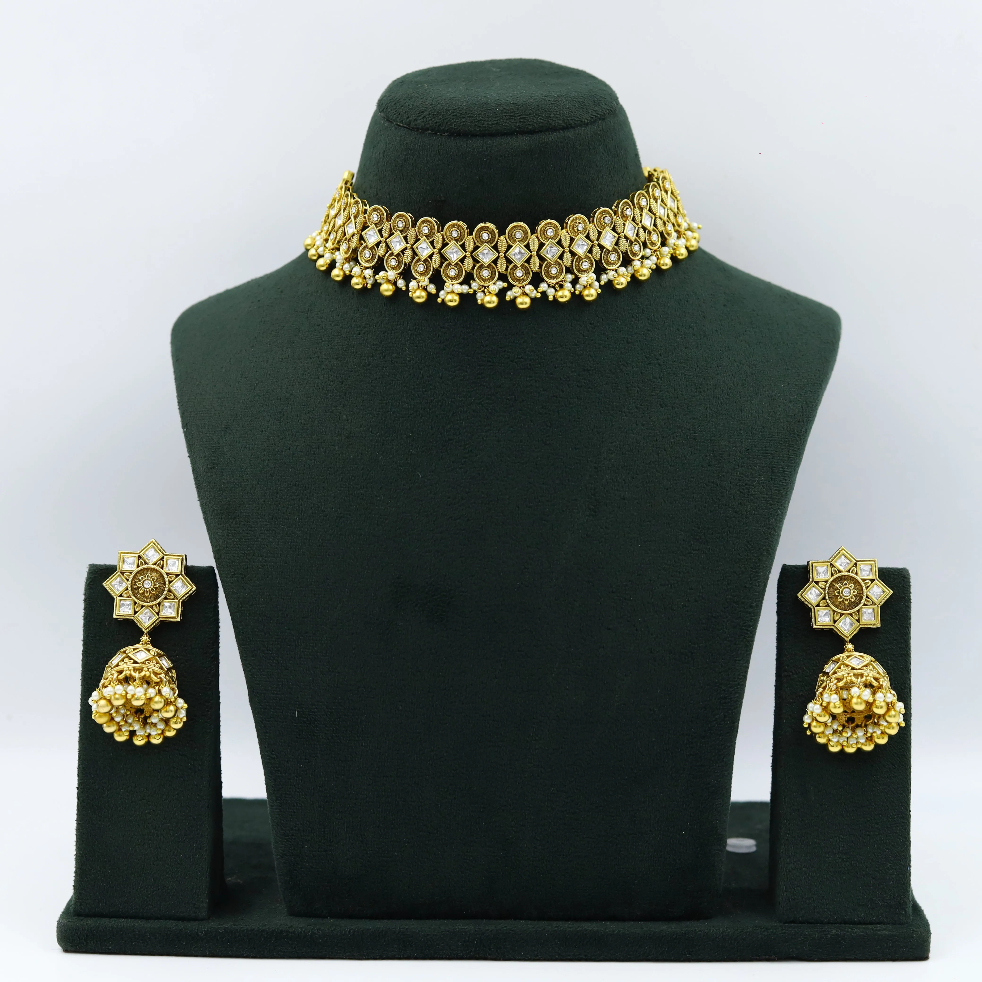 Choker Antique Necklace Set 6430-28