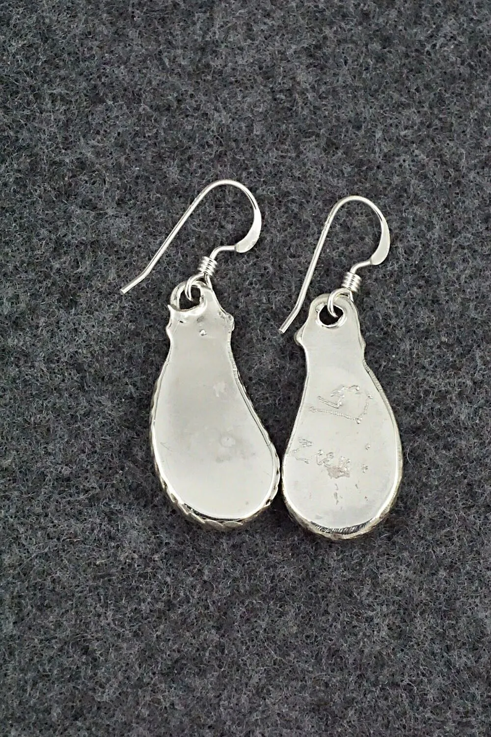 Coral & Sterling Silver Earrings - Susie Lowsayatee