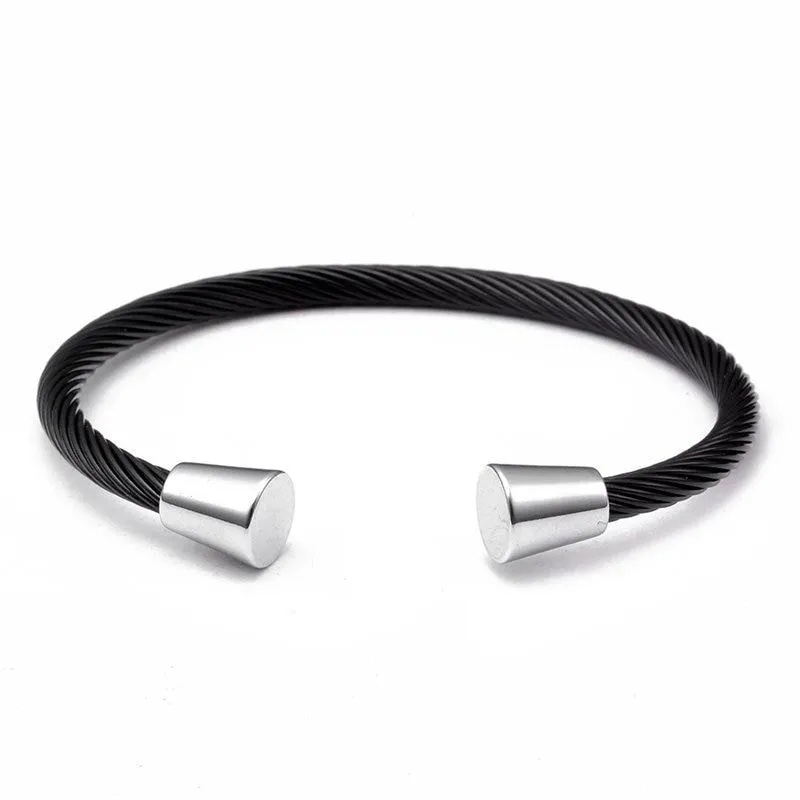 Felix Stainless Steel Cuff Bracelet