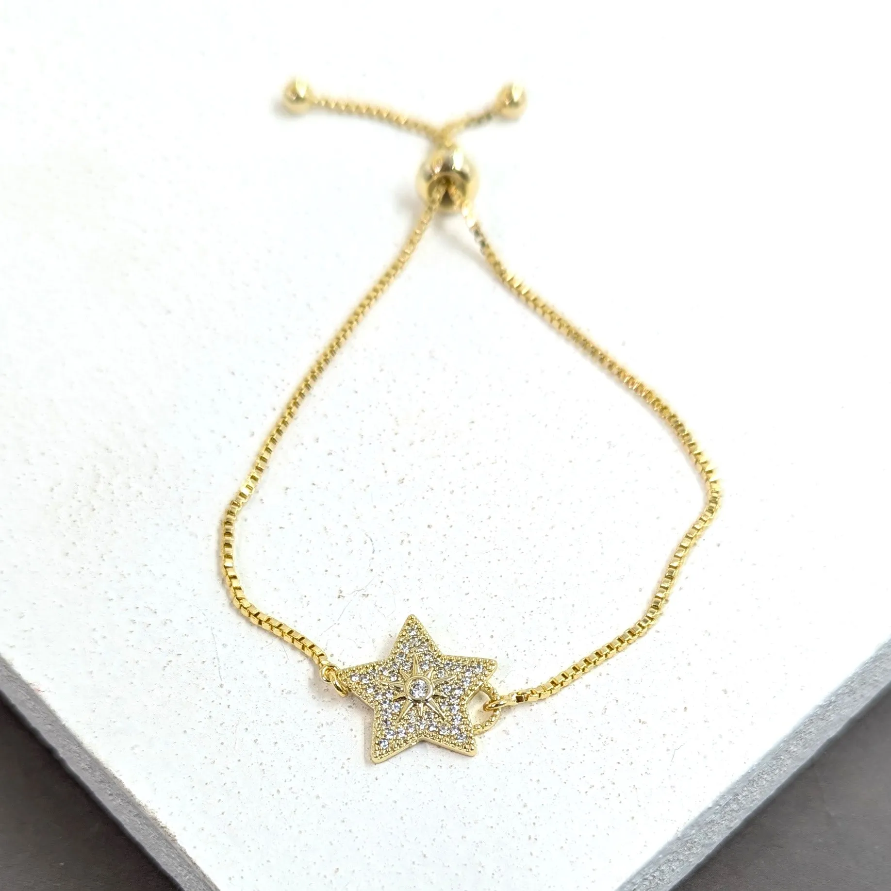 Five point crystal encrusted star with starburst centre