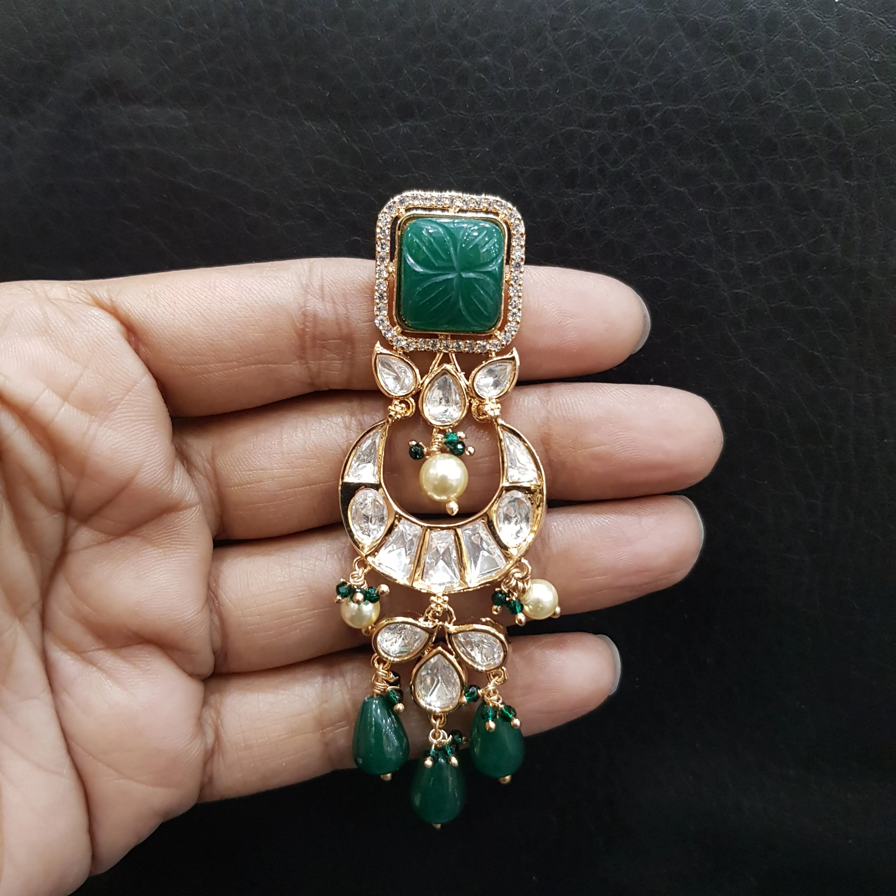 Green Bridal Kundan Choker Set 5292-24