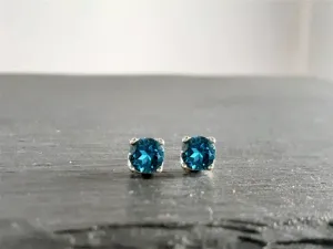 London Blue Topaz Studs