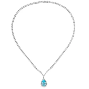 Miramar Necklace in Aquamarine