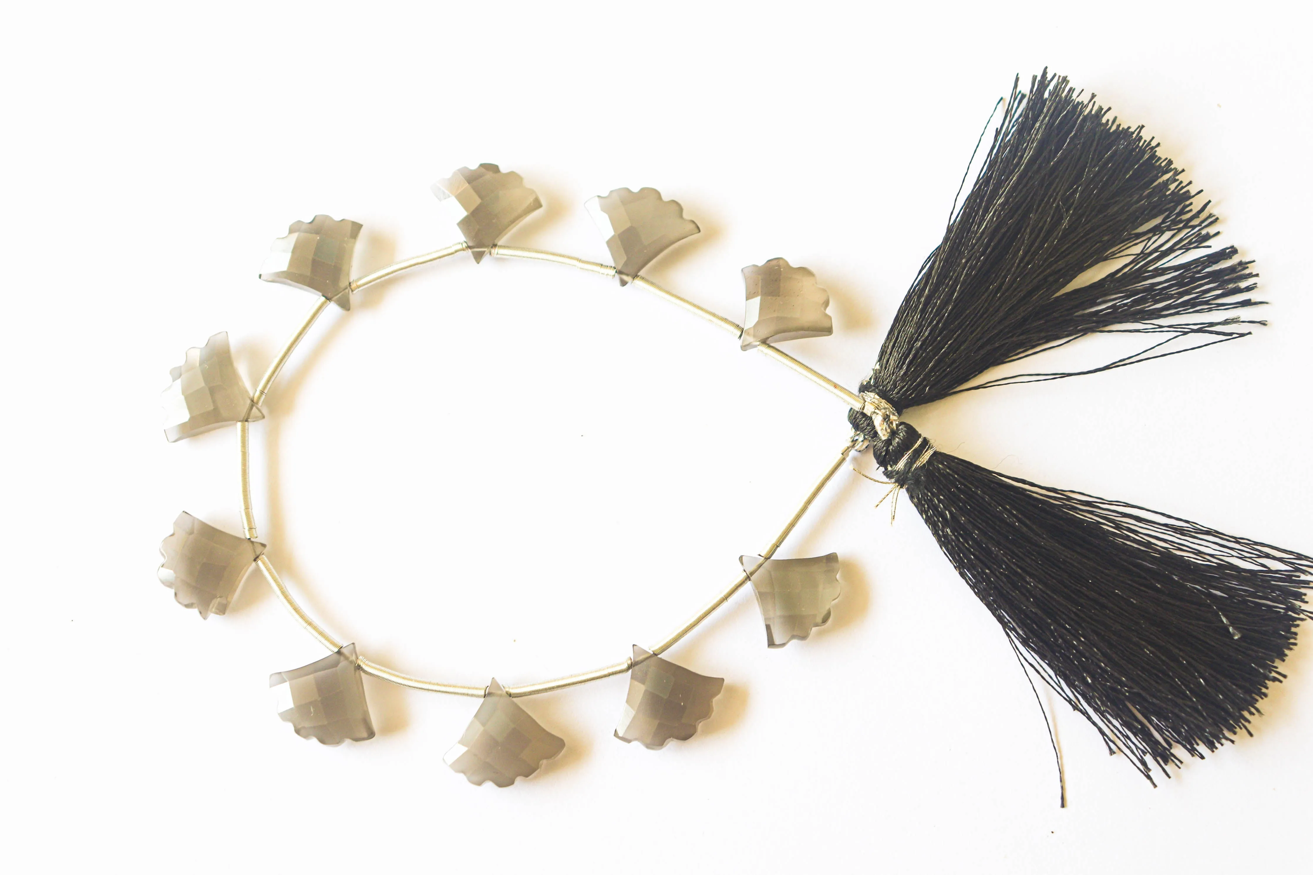 Natural Moonstone Fancy Shape Faceted Beads