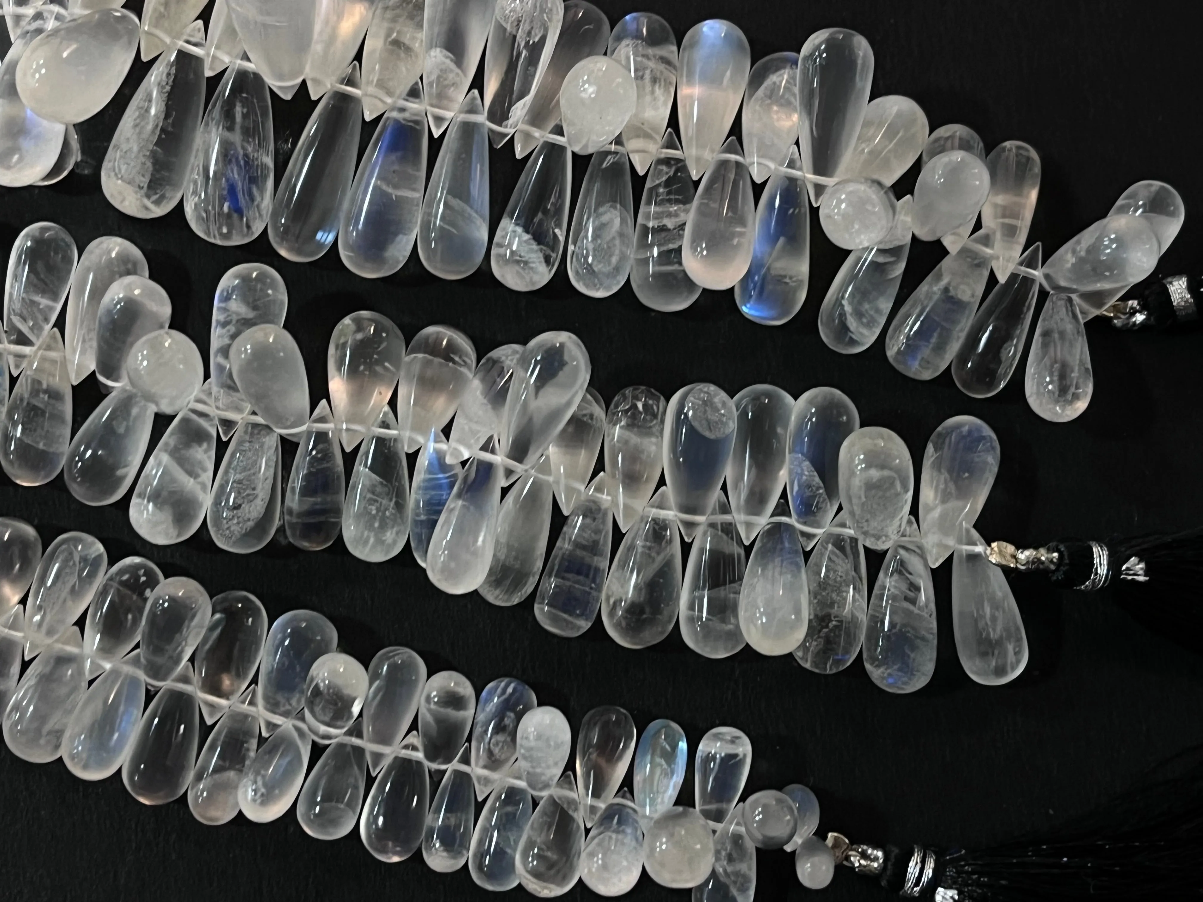 Natural Moonstone Smooth Drops