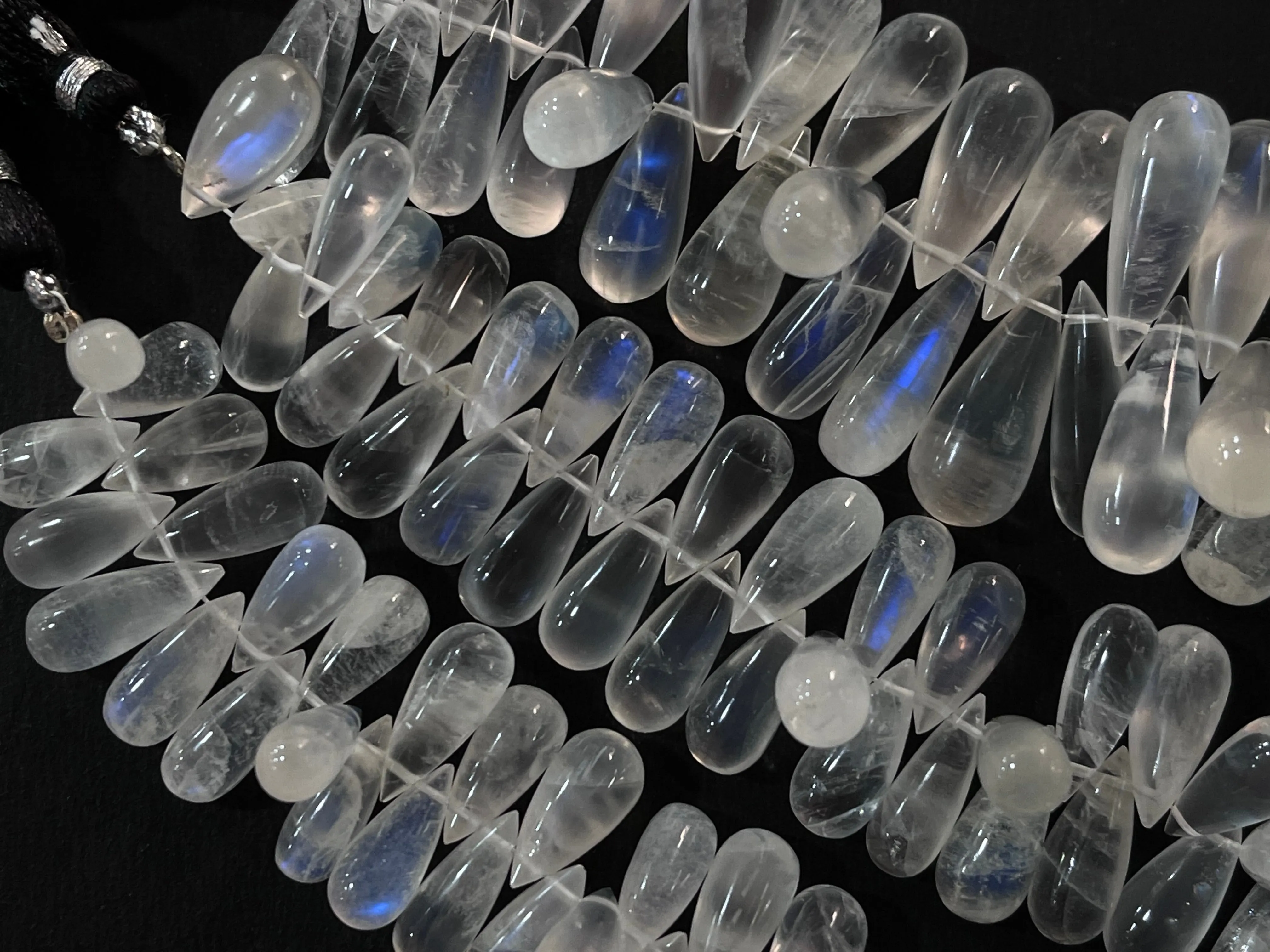 Natural Moonstone Smooth Drops
