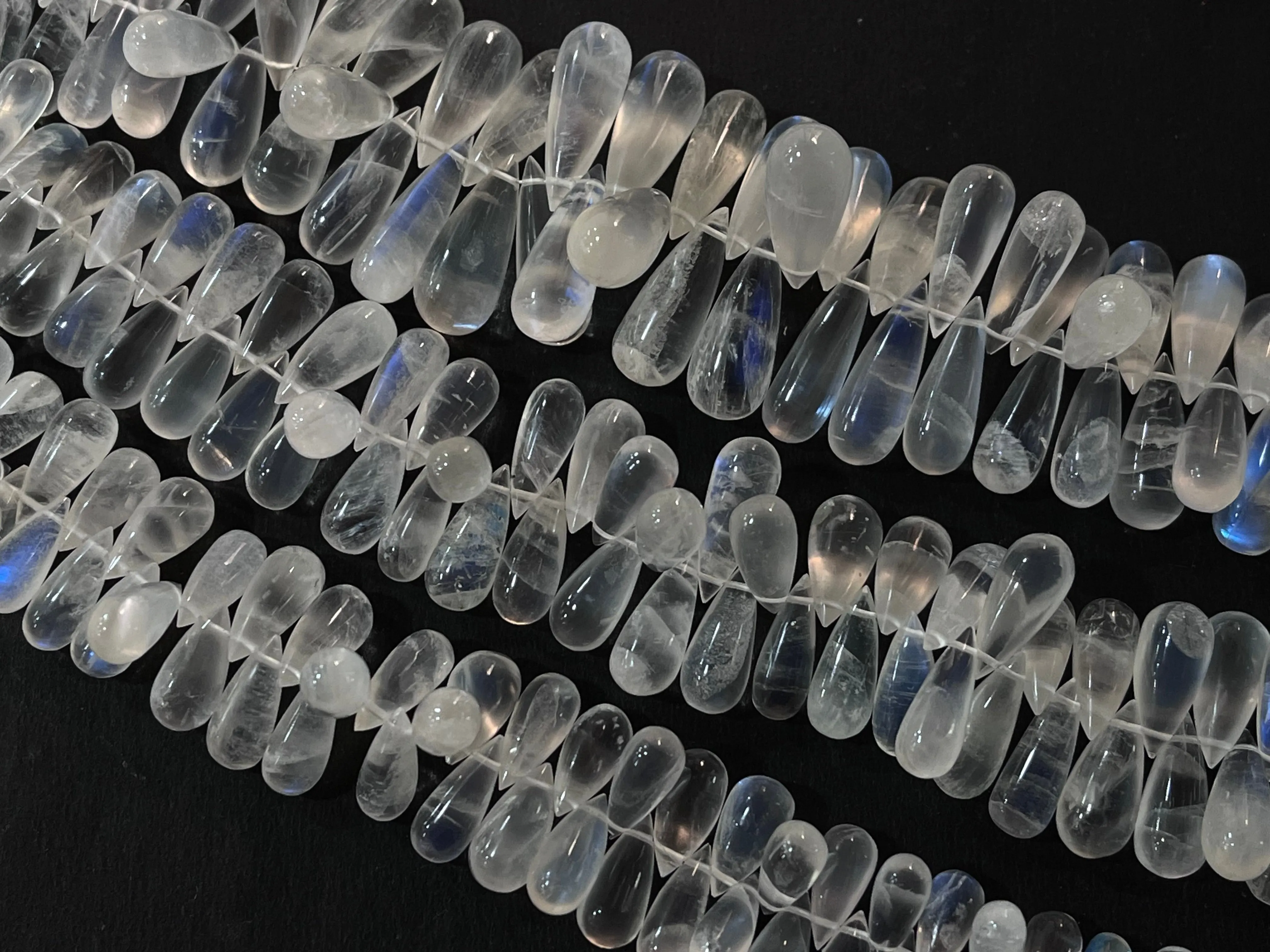 Natural Moonstone Smooth Drops