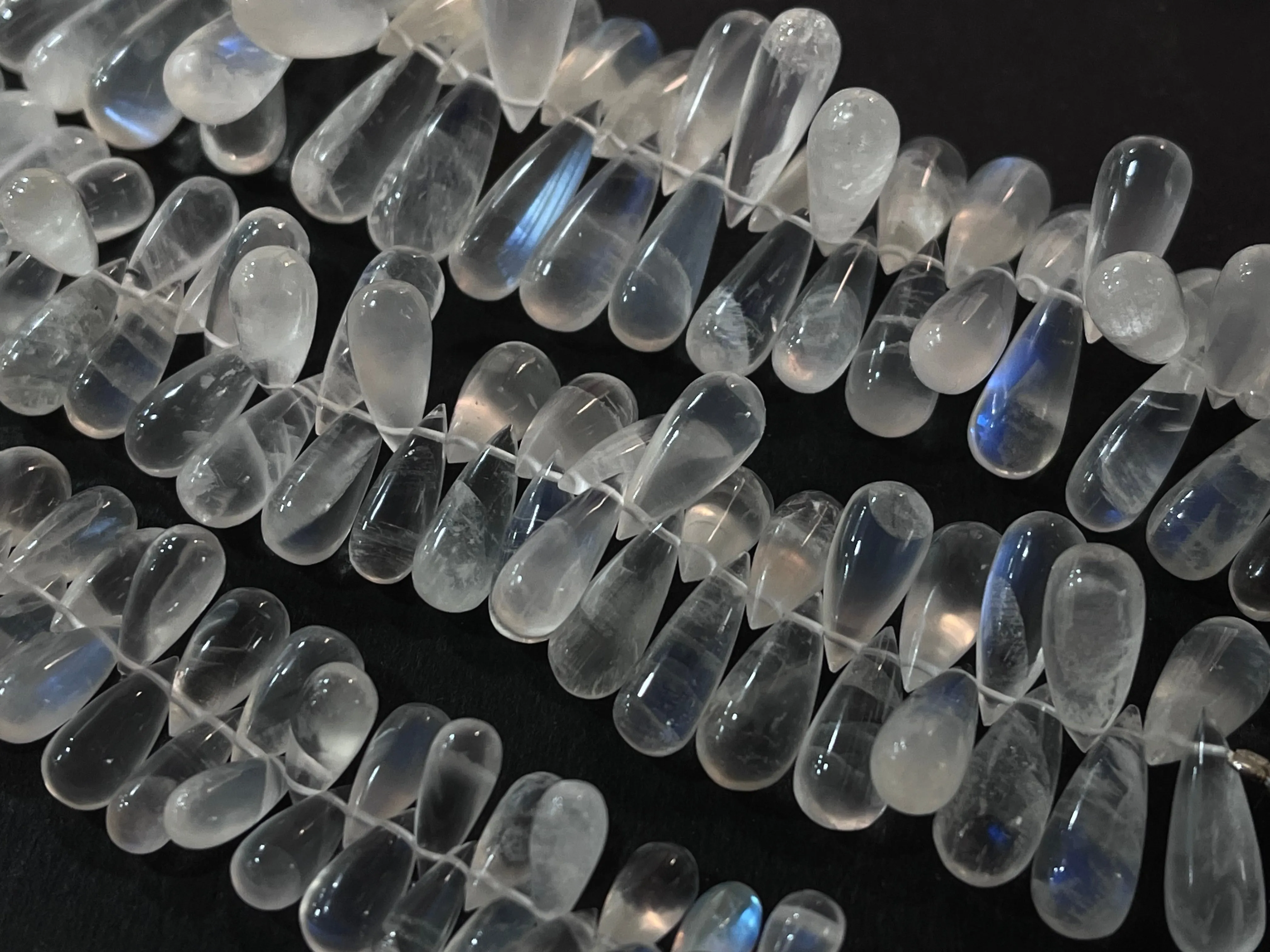 Natural Moonstone Smooth Drops
