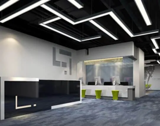 Rectuna Linear Rectangular Hanging Lamp