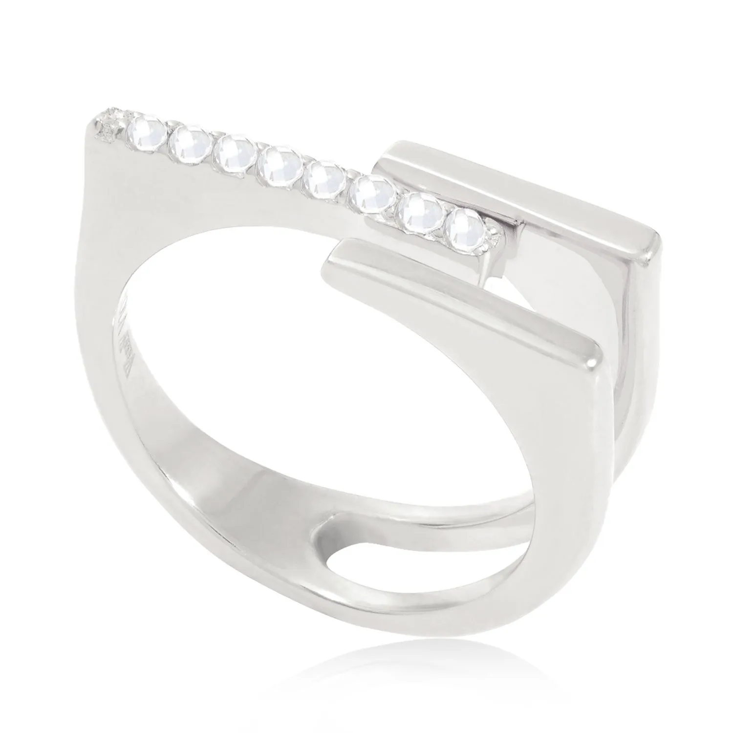 Silver White Topaz Ring Neringa