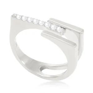 Silver White Topaz Ring Neringa
